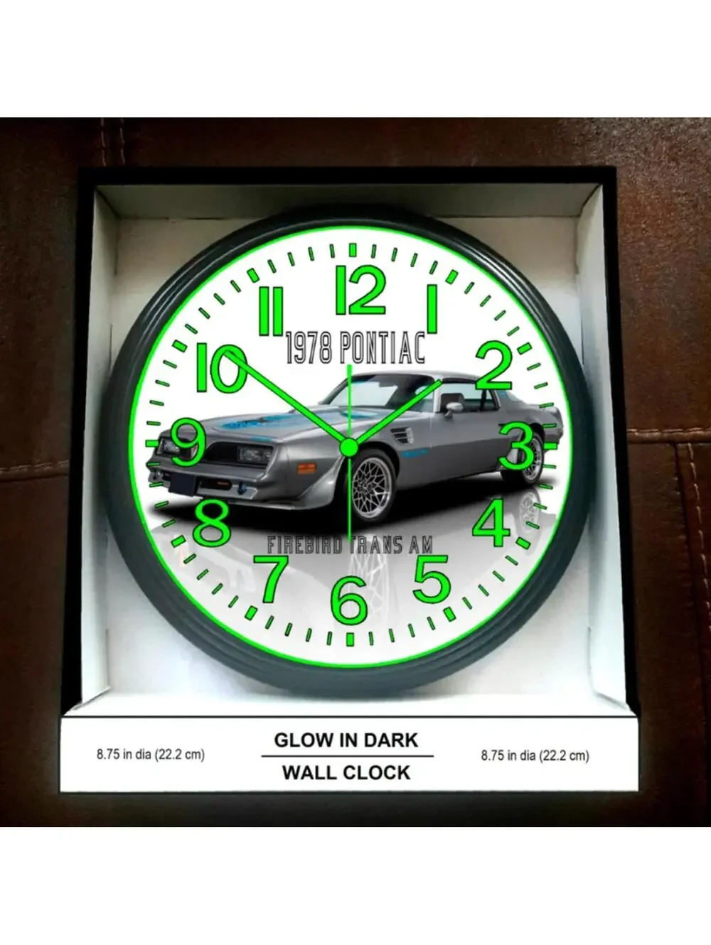 1978 Pontiac Firebird Trans AM Glow In The Dark Wall Clock New!